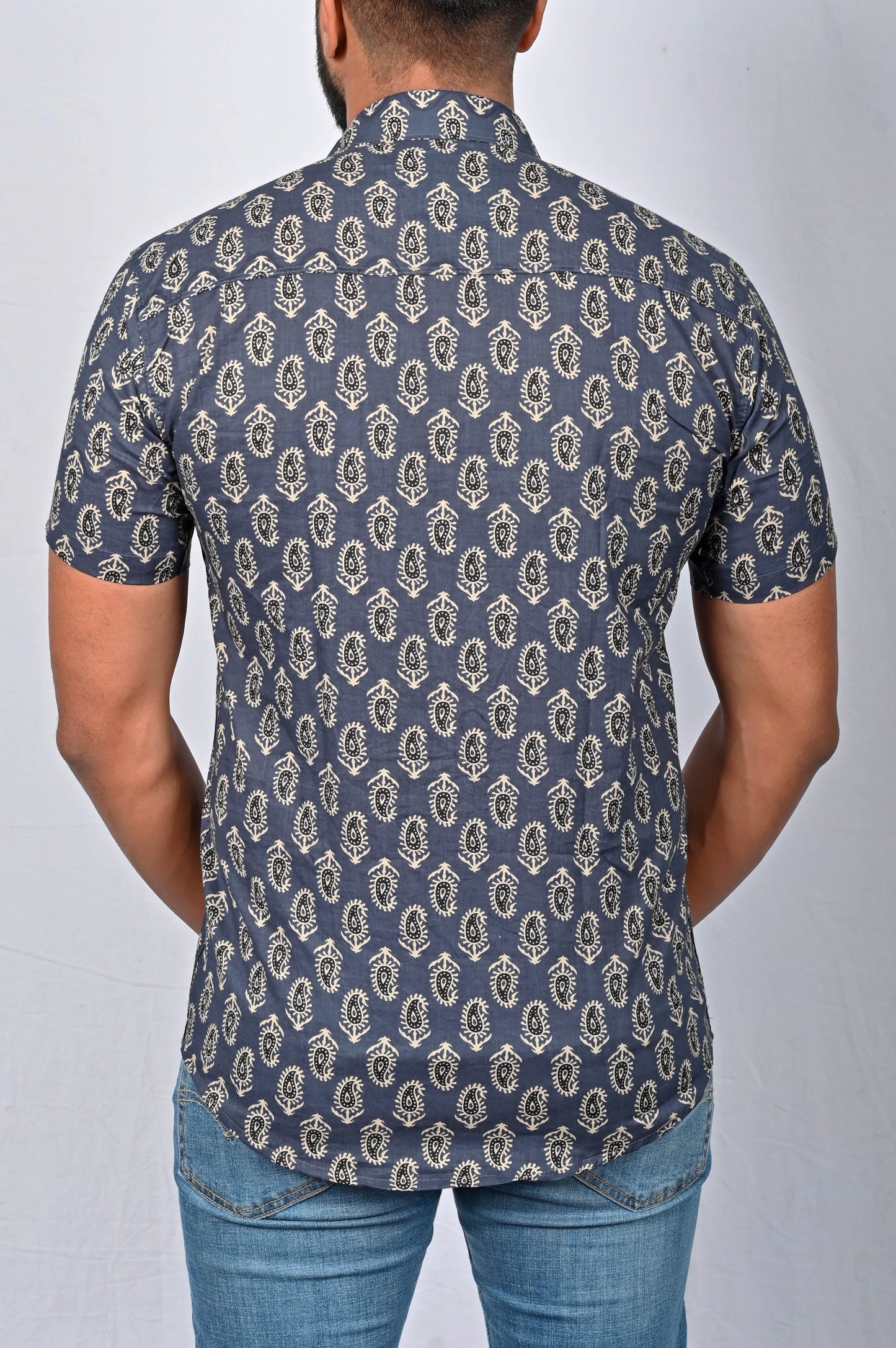 Shirt - Paisley Block Printed